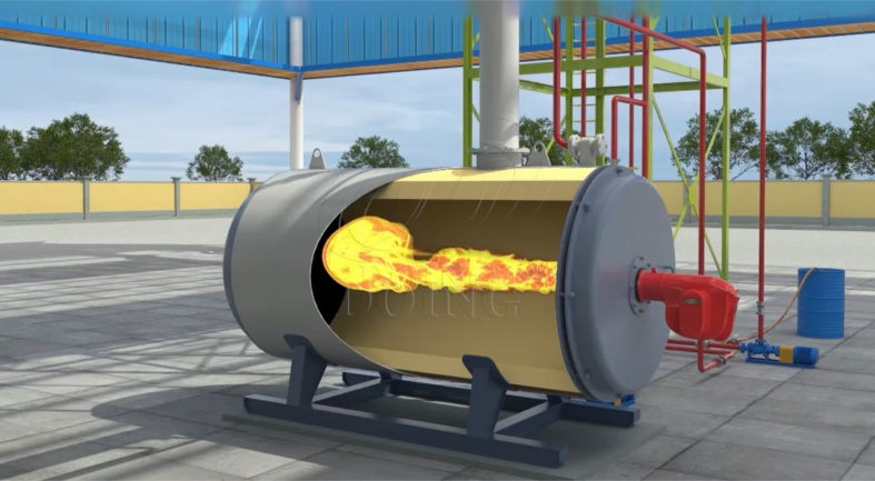 Waste to diesel recycling machine