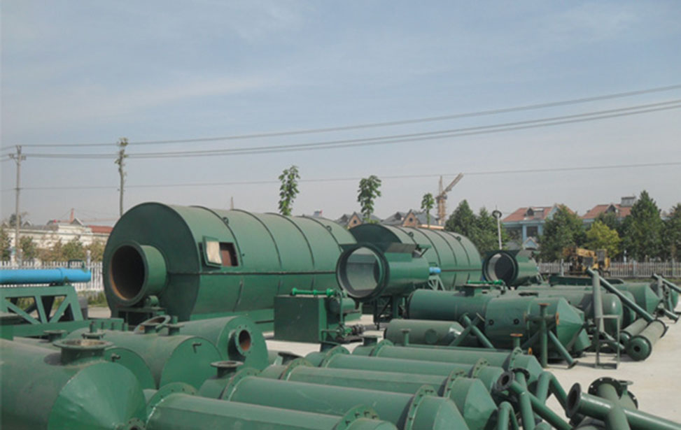 6/8/10T capacity waste plastic pyrolysis to oil plant
