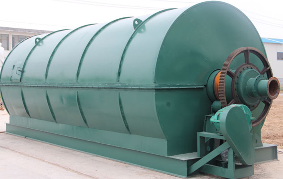 High oil rate waste plastic pyrolysis oil plant