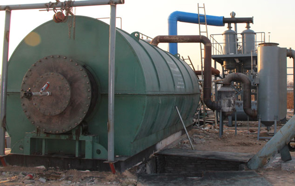 Small capacity used tyre pyrolysis equipment