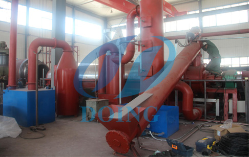 New technology  continuous automatic plastic pyrolysis plant