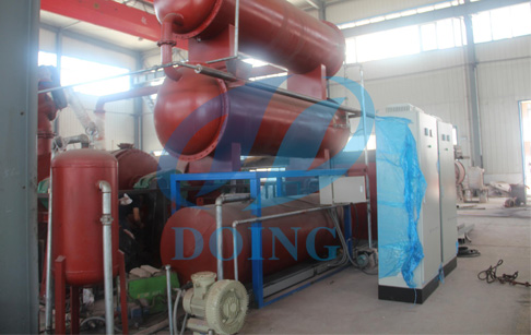 New technology  continuous automatic plastic pyrolysis plant