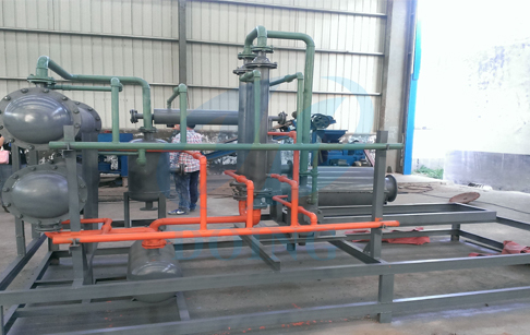 DOING Mini capacity 1ton/day waste tire recycling pyrolysis plant ready for delivery