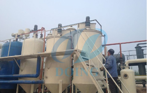  Waste oil to diesel distillation machine
