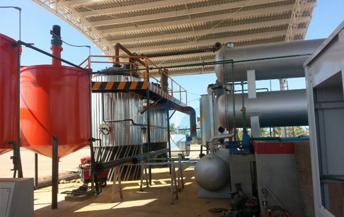 Waste oil distillation machine