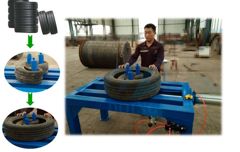 Tire tripling machine will delivered to Japan