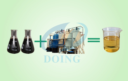 Waste plastic oil to diesel oil machine