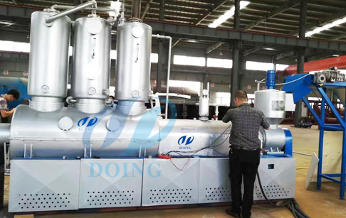 Waste plastic to diesel and gasoline process plant