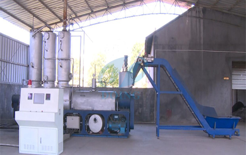 Convert waste plastic into diesel plant