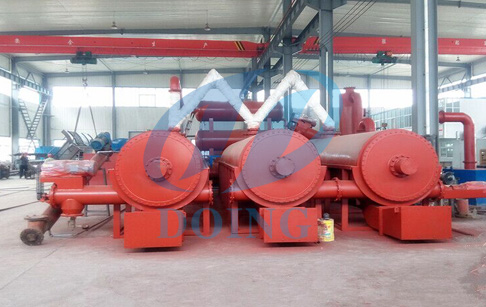 Plastic to oil continuous pyrolysis plant
