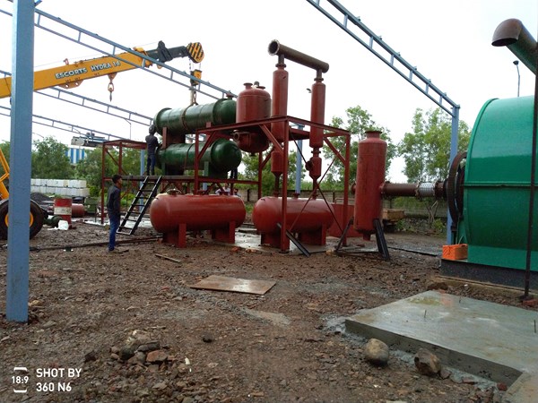 waste plastic to oil pyrolysis plant successfully installed in india
