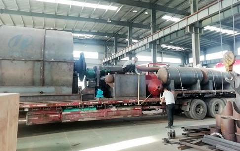 Waste tyre pyrolysis plant delivered to Hebei, China