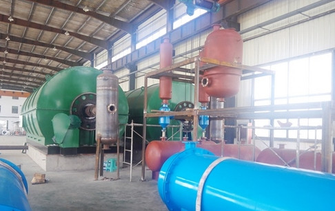 2 sets waste tire pyrolysis plants installed in Jiangsu, China