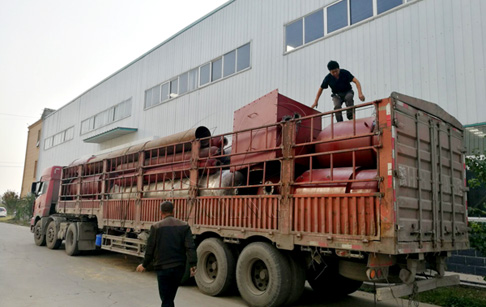 Scrap tyres to oil production plant machinery delivered to Henan, China