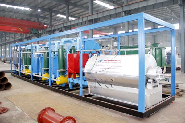 mini tyre pyrolysis plant