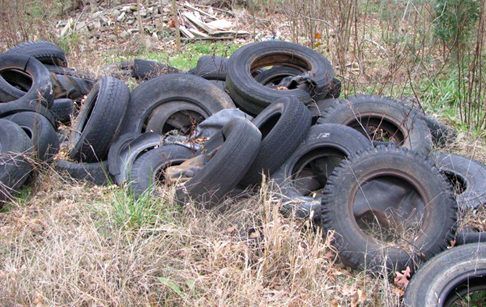 What are the ways to recycle waste tires?