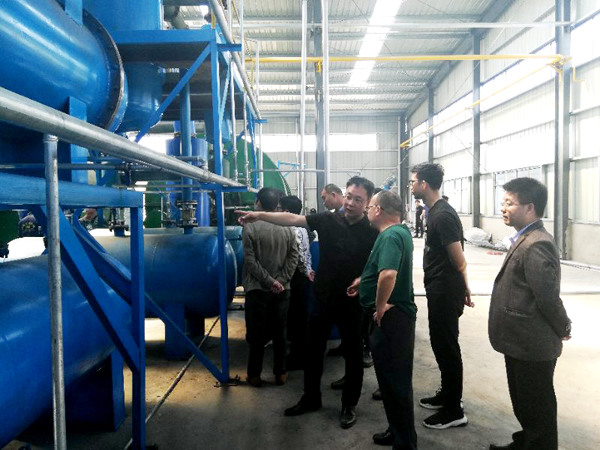 continuous waste tyre pyrolysis plant