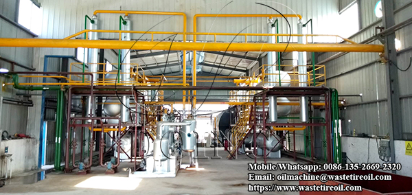 continuous oil sludge pyrolysis plant