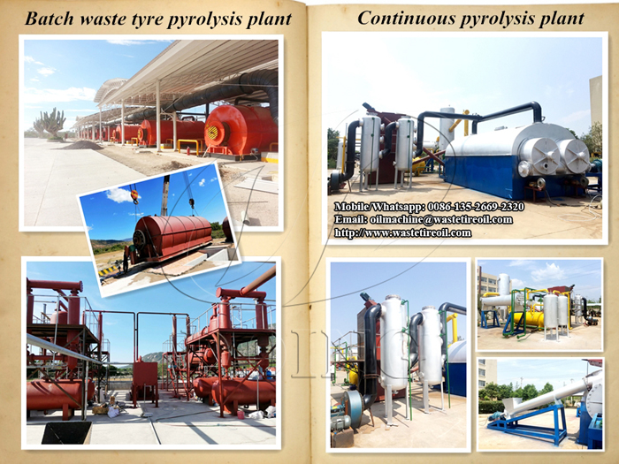 difference of batch and continuous waste tyre pyrolysis plant