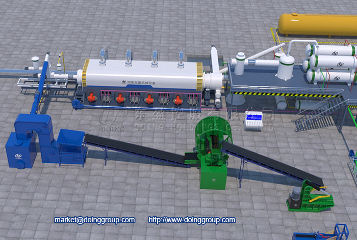 automatic pyrolysis plant