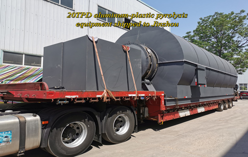 20TPD aluminum-plastic pyrolysis machinary were successfully delivered to Liaoning from DOING company.