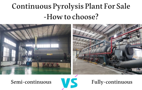 What's the difference between semi-continuous pyrolysis plant and fully continuous pyrolysis plant?
