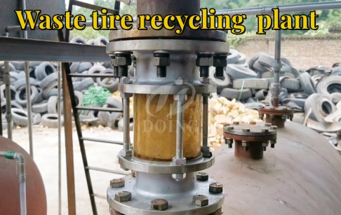 What kind of waste tyre recycling plant does DOING Company supply?