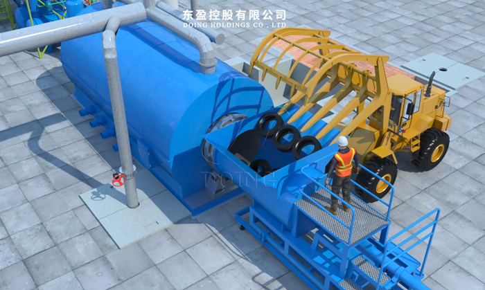 waste tire pyrolysis process