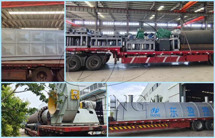 continuous rubber tyre pyrolysis plant