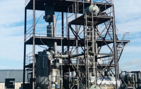 14MTPD Capacity of Waste oil recycling refinery plant project in Ghana