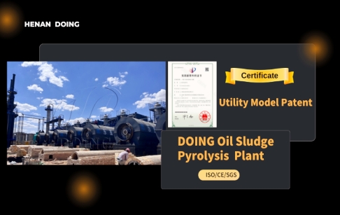 DOING Oily Sludge Treatment Pyrolysis Equipment Secures Patent Certificates