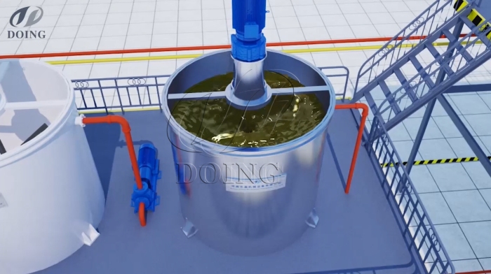 DOING used oil refinery machine