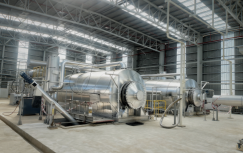 Malaysia successfully installed two sets of DY-S-10 oil sludge pyrolysis machine manufactured by DOING