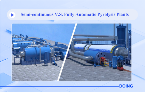 Semi-continuous and fully automatic pyrolysis equipment differences introduction video