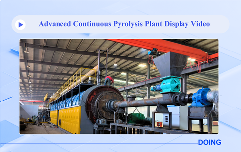 DOING Advanced Continuous Pyrolysis Technology For Waste Recycling Display Video