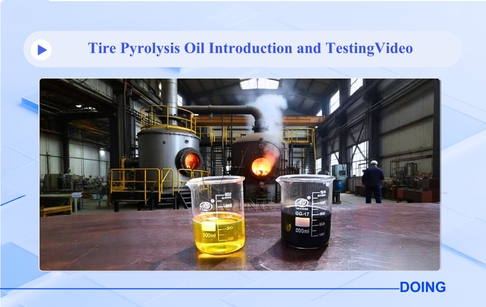 What is the performance of tire pyrolysis oil?