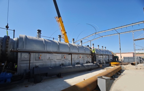DOING 50TPD Continuous Oil Sludge Pyrolysis Production Line Successfully Installed in China