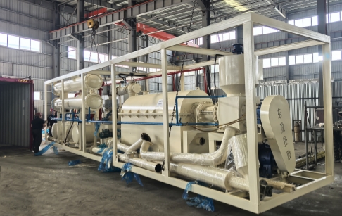 Customized 1 Ton/Day Continuous Plastic Pyrolysis System Delivered for Korean Client