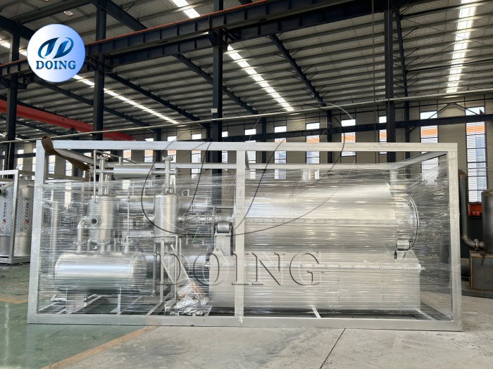 DOING frame-type waste pyrolysis machine