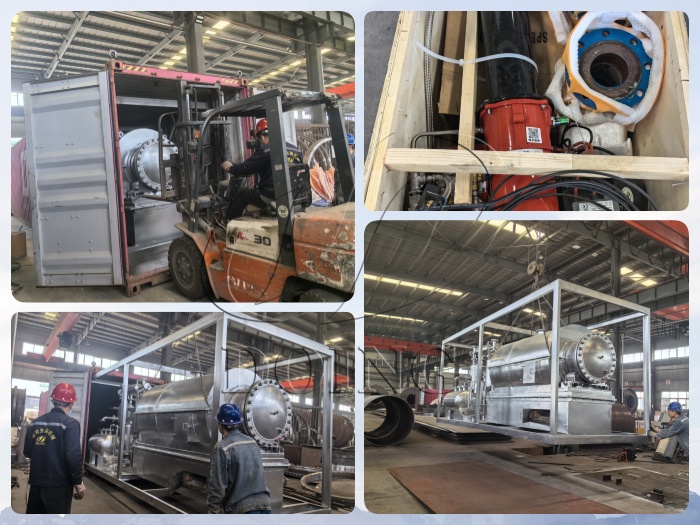 DOING skid-mounted pyrolysis machine