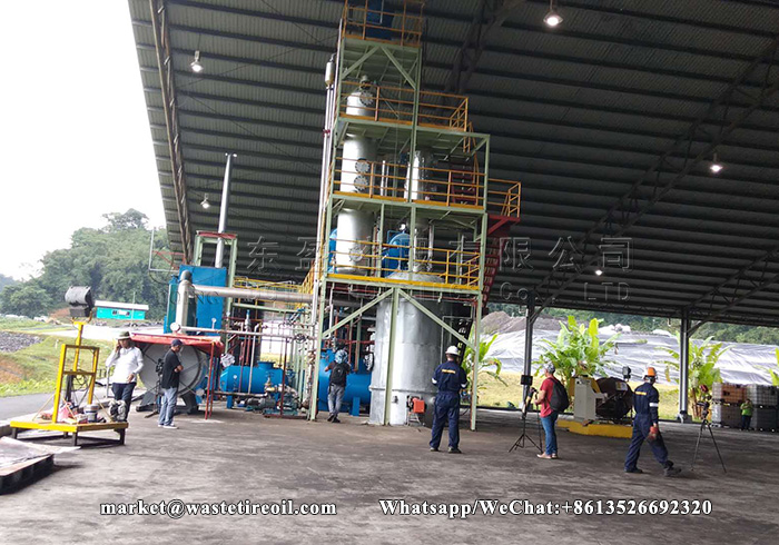 waste oil to diesel plant