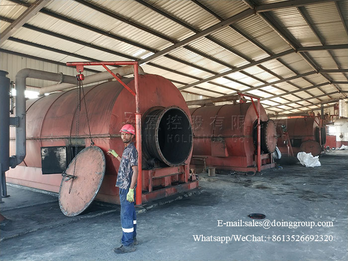 waste tyre pyrolysis plant