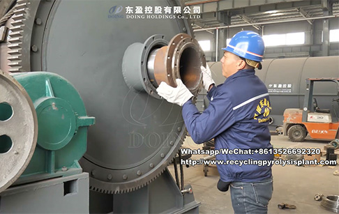 DOING tyre pyrolysis plant installation and debugging tutorial video