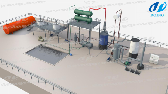 oil refining machine