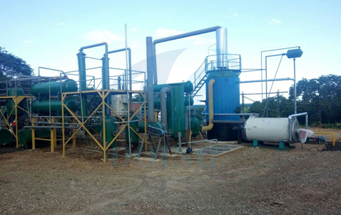 Columbia successful installation waste tyre pyrolysis plant