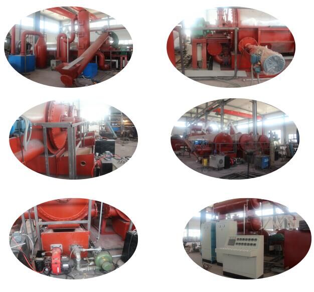 continuous tyre recycling plant 