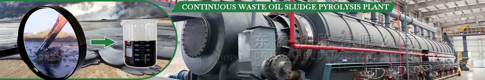 Continuous Oil Sludge Pyrolysis Plant