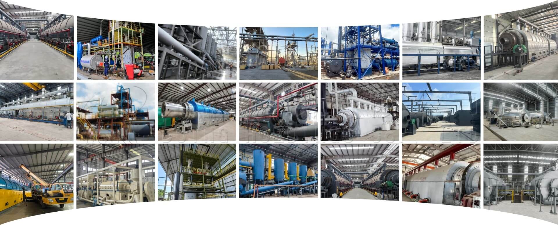 Continuous pyrolysis plant project cases