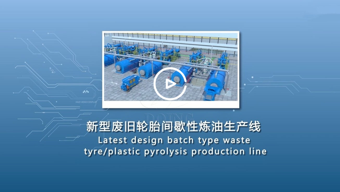 Batch Type Pyrolysis Plant Working Process Video