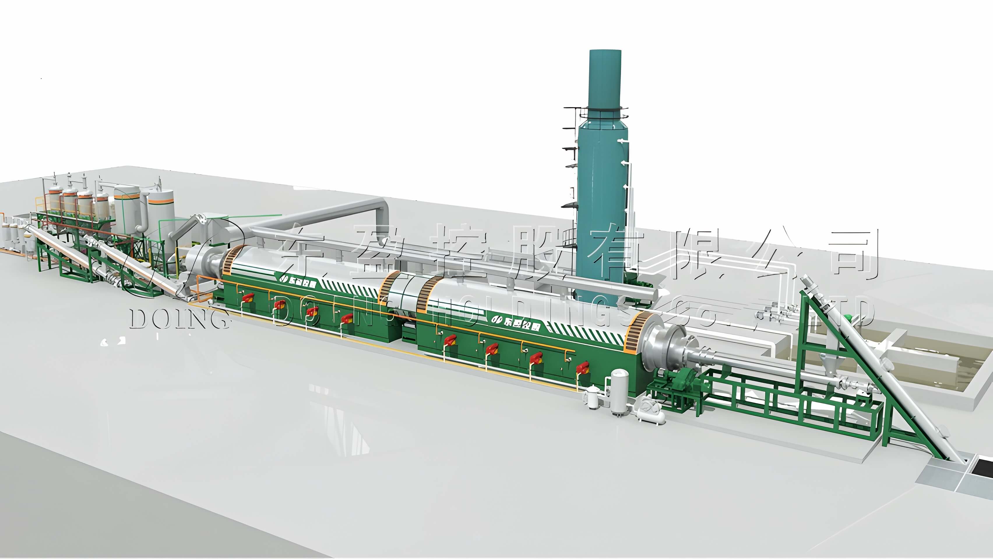 Continuous Oil Sludge Pyrolysis Plant